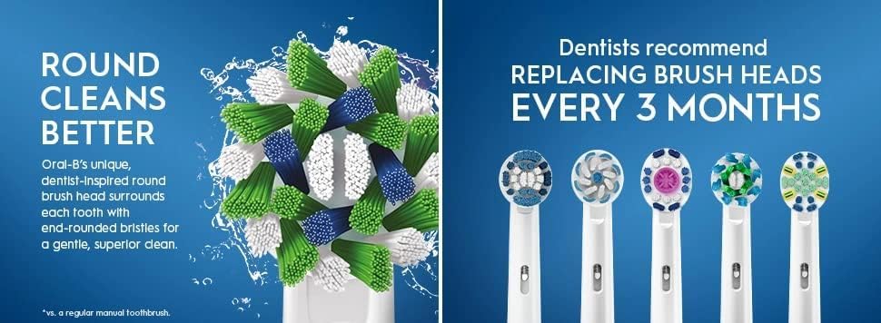 Oral-B Professional Clean 5000 X Electric Toothbrush Twin Pack, Rechargeable Power Toothbrushes - Pack of 2 - Image 5