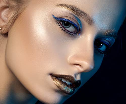 MARBLERS Cosmetic Grade Fine Glitter 5-Pack [Gold Feeling] 0.90oz (25g) | Non-Toxic | Vegan | Cruelty-Free | Eyeshadow, Nail Polish, Nail Art | Festival, Rave & Party Makeup | Body & Face - Image 7