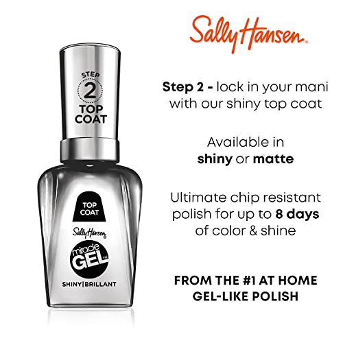 Sally Hansen Miracle Gel Nail Polish, 676 Jealous Boyfriend, 0.5 Fl Oz (Pack of 2) - Image 4