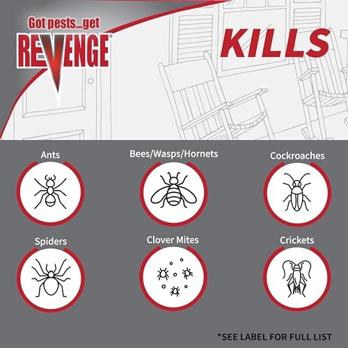 Revenge Spider & Ground Bee Killer for Indoors and Outdoors, 10 oz Ready-to-Use Dust Treatment Repels Ants, Bees, Roaches, Spiders and More - Image 3