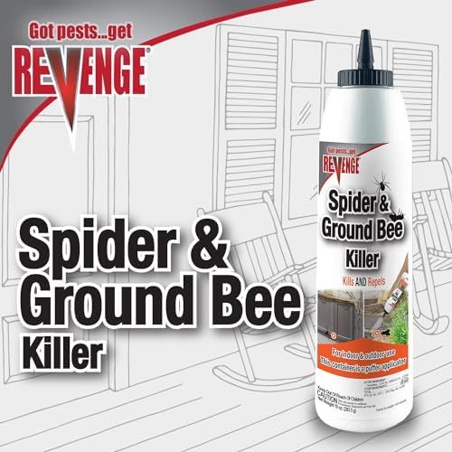 Revenge Spider & Ground Bee Killer for Indoors and Outdoors, 10 oz Ready-to-Use Dust Treatment Repels Ants, Bees, Roaches, Spiders and More - Image 6