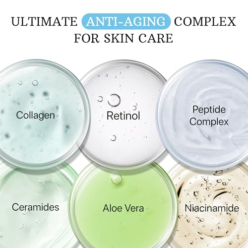 Retinol Cream for Face - Anti Aging Face Moistuirzer with Collagen & Hyaluronic Acid - Day & Night Face Cream for Women and Men - Image 2