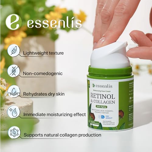 Retinol Cream for Face - Anti Aging Face Moistuirzer with Collagen & Hyaluronic Acid - Day & Night Face Cream for Women and Men - Image 4