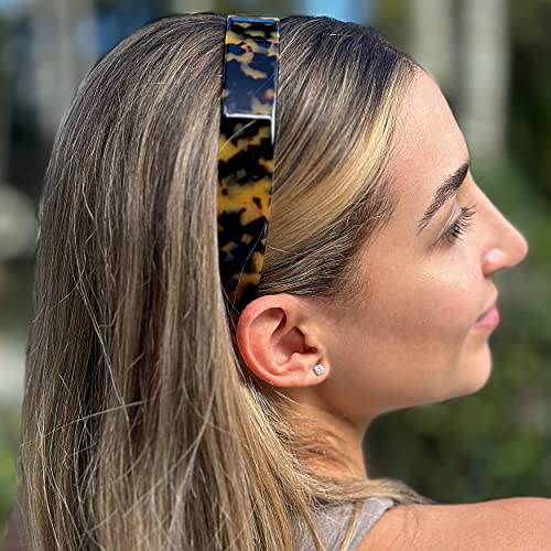 Camila Paris CP3466 French Headband for Women, Handmade Tokyo, Strong Hold Grip Women's Hair Band, Ligth and Very Flexible, No Slip and Durable Styling Girls Hair Accessories, Made in France - Image 2
