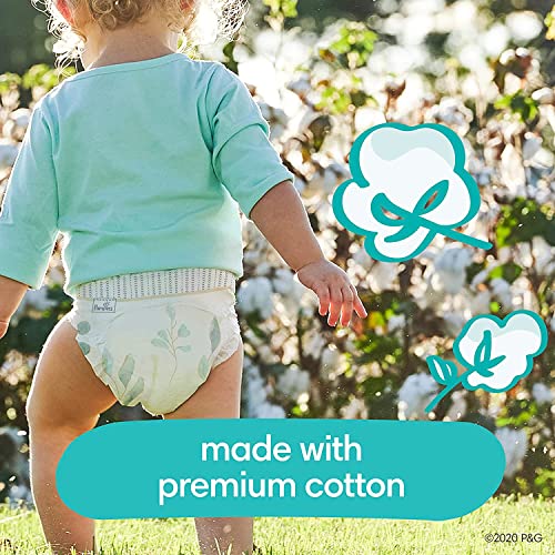 Pampers Pure Protection Disposable Baby Diapers Size 7, 2 Month Supply (2 x 88 Count) with Aqua Pure Baby Wipes, 12X Pop-Top Packs (672 Count) - Image 2