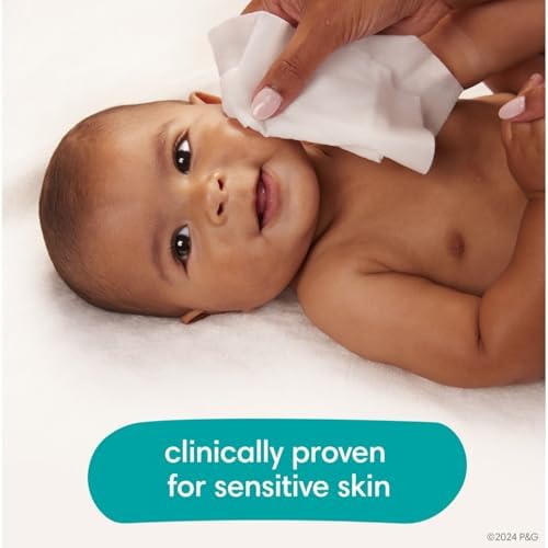 Pampers Swaddlers Disposable Baby Diapers Size 3, 2 Month Supply (2 x 168 Count) with Sensitive Water Based Baby Wipes 12X Multi Pack Pop-Top and Refill (1008 Count) - Image 8