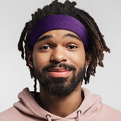 SATINIOR 6 Pcs Spandex Dreadlock Cap Tube Unisex Headbands for Long Hair, Elastic Wraps with Head Bands for Dreadlocks Accessories, 6 Vibrant Colors - Image 5
