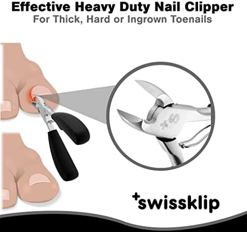 Swissklip Toenail Clippers I Heavy Duty Toe Nail Clippers I Toenail Clippers for Thick Nails I Big Toe Nail Clippers for Thick Toenails I Toenail Scissors I Heavy Duty Nail Clippers for Thick Nail (3) - Image 4