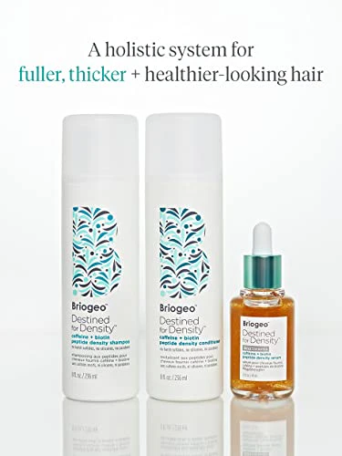 Briogeo Destined For Density MegaStrength+ Caffeine + Biotin Peptide Density Serum, Increases Hair Thickness and Density, Fast-Absorbing & Non-Greasy, Fragrance-Free, Vegan, Cruelty-Free, 1.5 fl oz - Image 10