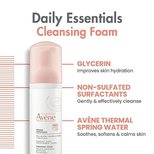 Eau Thermale Avene Cleansing Foam Face Wash - Image 5