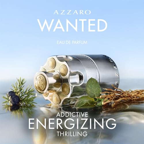 Azzaro Wanted Eau de Parfum - Energizing & Intense Mens Cologne - Woody, Aromatic & Spicy Fragrance - Fresh Notes of Juniper Berries, Sage, Vetiver - Lasting Wear - Luxury Perfumes for Men - Image 3