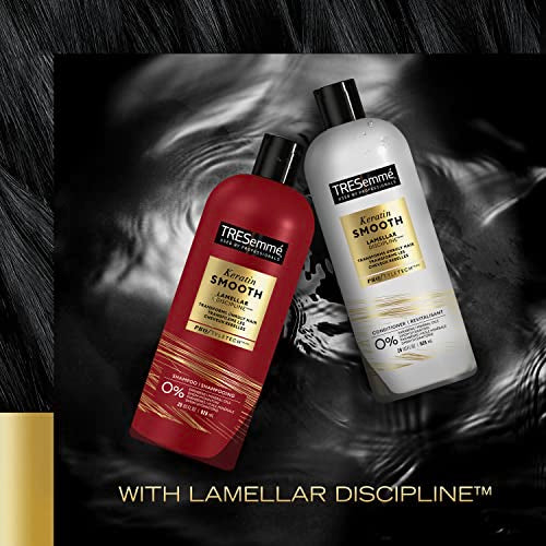 TRESemmé Shampoo Keratin Smooth 4 pack Transforming Unruly Hair, Formulated with Lamellar-Discipline, 28 Fl Oz - Image 4
