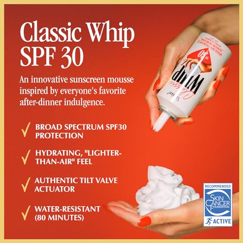 Vacation Classic Whip SPF 30 & Air Freshener Bundle, Whipped Sunscreen Mousse, Water-Resistant, Hydrating, "Lighter-Than-Air" Feel, Dermatologist-Tested, Vegan, 4 Oz. - Image 2