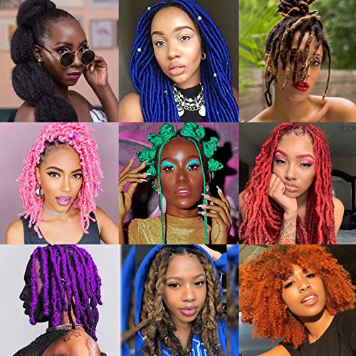 Marley Hair 14 Inch 7 Packs Ginger Marley Twist Braiding Hair Pre Separated Springy Afro Twist Hair Pre Fluffed Spring Twist Hair Natural Synthetic Cuban Twist Hair Extensions (14",350) - Image 6