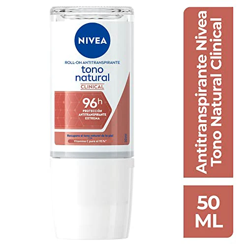 Clinical Whitening Deodorant Natural Tone / 96 hour protection antiperspirant for women in roll on/Pack of 3 (50 milliliters 1.7 Fl Oz) - Image 2