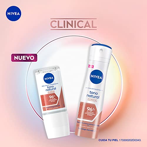 Clinical Whitening Deodorant Natural Tone / 96 hour protection antiperspirant for women in roll on/Pack of 3 (50 milliliters 1.7 Fl Oz) - Image 8