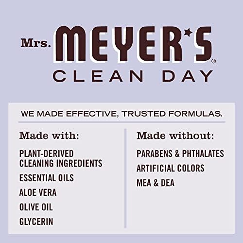 MRS. MEYER'S CLEAN DAY Foaming Hand Soap Concentrated Refills, 4 Concentrated Refills (2 Fl. Oz each), Lavender Scent, Makes 40 Fl. Oz. of Foaming Soap Total - Image 9
