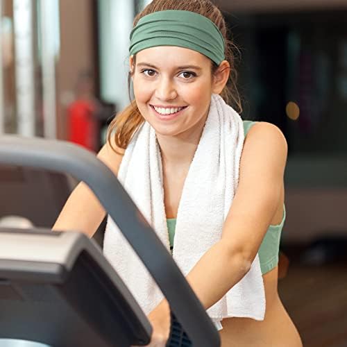 Women's Workout Headbands Non Slip Sport Sweatbands Yoga Hairbands for Travel Fitness Athletic Elastic Moisture Wicking for Girls - Image 7