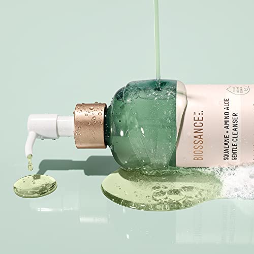 Biossance Squalane + Amino Aloe Gentle Cleanser. Foaming Gel Face Wash to Deeply Clean Pores and Remove Makeup. Hydrating, Non-Stripping Formula (6.76 fl oz) - Image 6