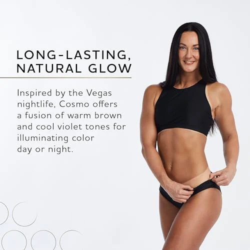 Norvell Spray Tan Solution, Cosmo, Blend of Warm Brown & Cool Violet-Brown Undertones, 8 fl. oz. - Long-Lasting, Handheld Self-Tanning Spray with Tomato Seed Extract, Aloe Leaf - Image 6