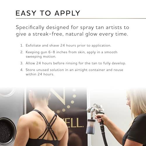 Norvell Spray Tan Solution, Cosmo, Blend of Warm Brown & Cool Violet-Brown Undertones, 8 fl. oz. - Long-Lasting, Handheld Self-Tanning Spray with Tomato Seed Extract, Aloe Leaf - Image 8