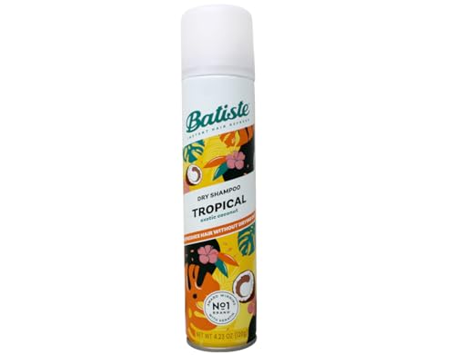 Batiste Dry Shampoo, Tropical Fragrance, Refresh Hair and Absorb Oil Between Washes, Waterless Shampoo for Added Hair Texture and Body, 6.73 OZ Dry Shampoo Bottle - Image 2