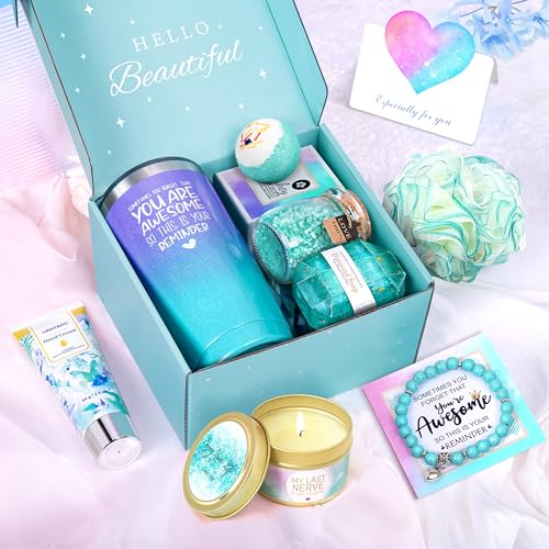 Birthday Gifts for Women, Gifts for Women Mom, Wife, Girlfriend, Sister, Friends, Her, Relaxing Spa Gifts Basket Self Care Gifts For Women Christmas, Valentine's Day, Mother's Day Gifts for Women - Image 2