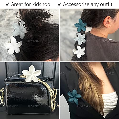 Flower Hair Clips for Women 2.8 Inch for Thick Thin Curly Hair Accessories, Cute Girl Gifts, Strong Hold, Decorative Matte Colors - Image 5