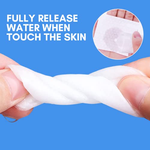 Makartt Lint Free Nail Wipes, AB Side Design Super Absorbent Cotton Pads 450PCS for Soak Off Gel Nails Polish Makeup Remover Eyelash Glue Removers and Skincare, Soft Organic Cleaning Wipe - Image 3