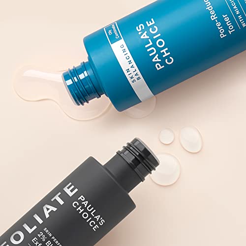 Paula's Choice 2% BHA Liquid Exfoliant & SKIN BALANCING Toner, Minimizes Clogged, Enlarged Pores with Salicylic Acid & Niacinamide, for Combination & Oily Skin, Fragrance-Free & Paraben-Free, Set of 2 - Image 2