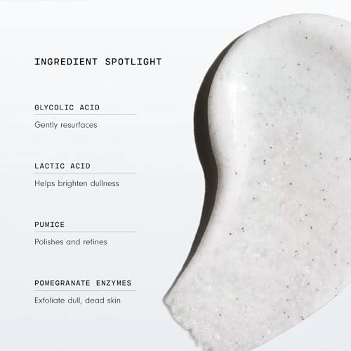 Versed Buff It Out AHA Exfoliating Body Scrub and Mask - Lactic Acid & Glycolic Acid Exfoliant - Microfine Pumice Body Exfoliator to Polish and Smooth Bumpy, Dry Skin - Vegan & Cruelty-Free (6 oz) - Image 4