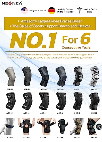 NEENCA Professional Knee Brace for Knee Pain, Medical Knee Support with Patented X-Strap Fixing System, Great Support and Stability for Joint Pain, Arthritis, Meniscus Tear, ACL, PCL, Runner, Sports - Image 8