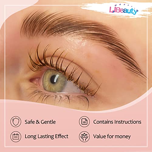 Libeauty Eyelash and Eyebrow Color Kit Brown Instant Hair Color Kit for Lash and Brow Perfect Partner for Lash Perm/Lift/Lamination Treatment Voluminous Coloring - Image 5