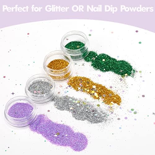 5 Gram Sample Containers with Lids, 200 Count 5ML Sample Jars, Empty Cosmetic Containers with Lids, Small Makeup Travel Containers for Glitter, Lotion, Cream, Beads, with Labels, Mini Spatulas - Image 7