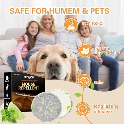 Dark Master 6 Pack Rodent Repellent for Car Engines, Mighty Peppermint Oil to Repel Mice and Rats,Environmentally Friendly and Humane Mouse Trap for Car Engines,House (Mint) - Image 2