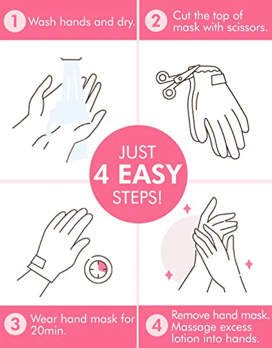 DERMAL Moistfull Silky Foot Socks & Hand Gloves Mask Combo 6 Pack - for Dry Feet and Hands - Home Spa Treatment - Dermatologist Tested, Cruelty Free, Korean Beauty - Image 7