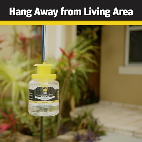 Raid Reusable Yellow Jacket, Wasp & Hornet Trap, Hanging Wasp Trap - Image 5