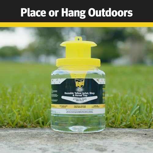 Raid Reusable Yellow Jacket, Wasp & Hornet Trap, Hanging Wasp Trap - Image 7