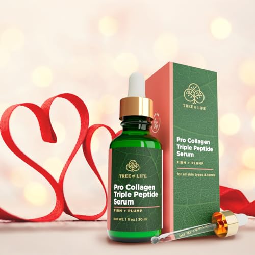 Tree of Life Beauty Hydrating Facial Serum - Pro Collagen Peptides with Argireline & Replexium - Anti Aging & Wrinkle Reduction - Dermatologist-Tested - 1 Fl Oz - Image 2