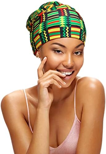 Sintege 6 Pcs Satin Lined Bonnet Sleep Cap for Women Men African Silk Soft Beanie Hair Sleep Wrap for Natural Curly Braids - Image 3