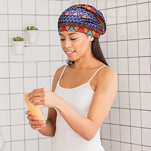 Sintege 6 Pcs Satin Lined Bonnet Sleep Cap for Women Men African Silk Soft Beanie Hair Sleep Wrap for Natural Curly Braids - Image 4