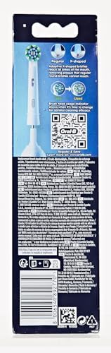 Oral-B Pro Cross Action Electric Toothbrush Head, X-Shape and Angled Bristles for Deeper Plaque Removal, Pack of 8 Toothbrush Heads, White - Image 7