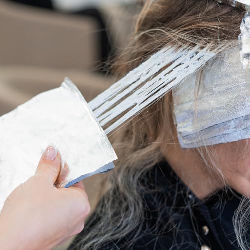 Colortrak Embossed Sheets Silver Aluminum Foil Pop-up Dispenser, 8 Boxes (8000 Pre-cut Sheets) Non-slip Textured Silver 5 x 11 Sheets for Hair Foil Coloring and Highlighting Sheet Applications - Image 9
