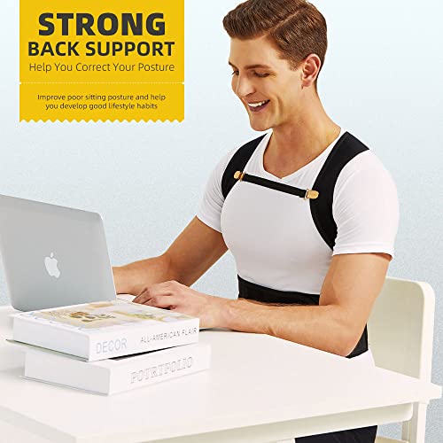 Upgraded Back Brace Posture Corrector for Men and Women - Relief for Neck, Back,and Shoulder Pain - Full Adjustable and Breathable Posture Back Brace - Improve Back Posture and Provide Lumbar Support - Image 6