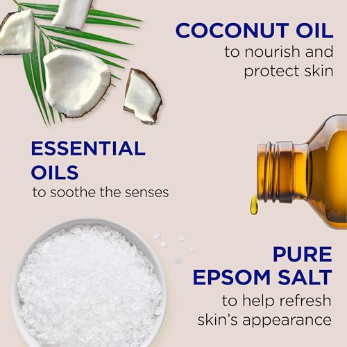 Dr Teal's Foaming Bath with Pure Epsom Salt, Nourish & Protect with Coconut Oil, 34 fl oz (Pack of 4) - Image 3