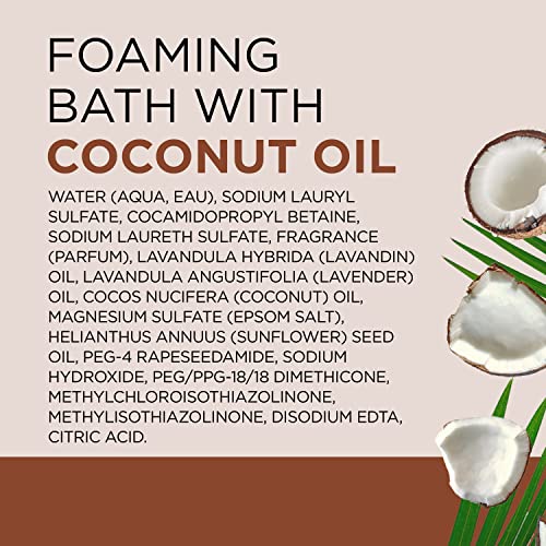 Dr Teal's Foaming Bath with Pure Epsom Salt, Nourish & Protect with Coconut Oil, 34 fl oz (Pack of 4) - Image 9