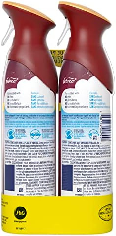 Febreze Cranberry Tart Christms Scented Air Freshener, Twin Pack, Odor Fighter Spray Holiday Air Freshener, Limited Edition-Winter Collection, 8.8 Oz Each - Image 2