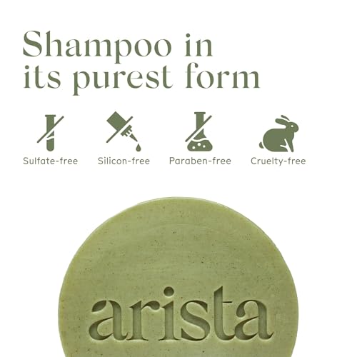 Arista Anti-Dandruff Shampoo Bar | Sulfate-Free, with Leaf Powder, Arnica & Tea Tree | Vegan Solid Shampoo Bar - Image 3