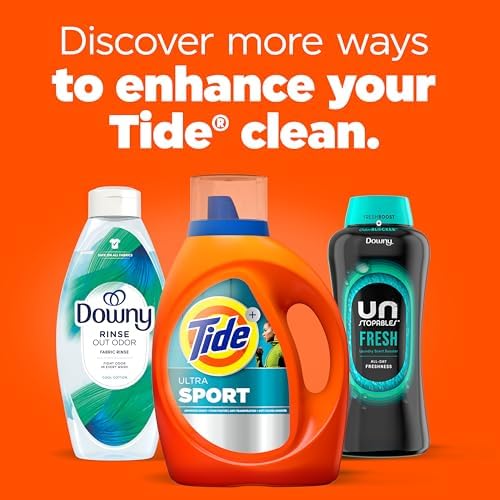 Tide Plus Febreze Sport Odor Defense Liquid Laundry Detergent Soap, HE Compatible, 94 Loads, 132 fl oz - Image 9