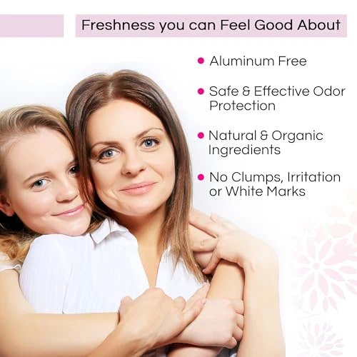 Good for You Girls Aluminum-Free, Natural & Vegan Deodorant for Kids, Preteens, Teens, Safe & Effective Odor Protection, Clear Roll-On, Natural Fragrance | Soft Powder, 3 oz (Pack of 2) - Image 5